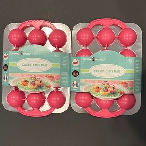 Nordic Ware Cookie Cups Pans- Both Sets